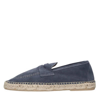 Mocassini espadrillas in camoscio 