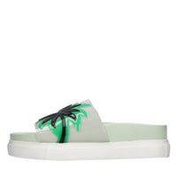 Mules in pelle e plexi 
