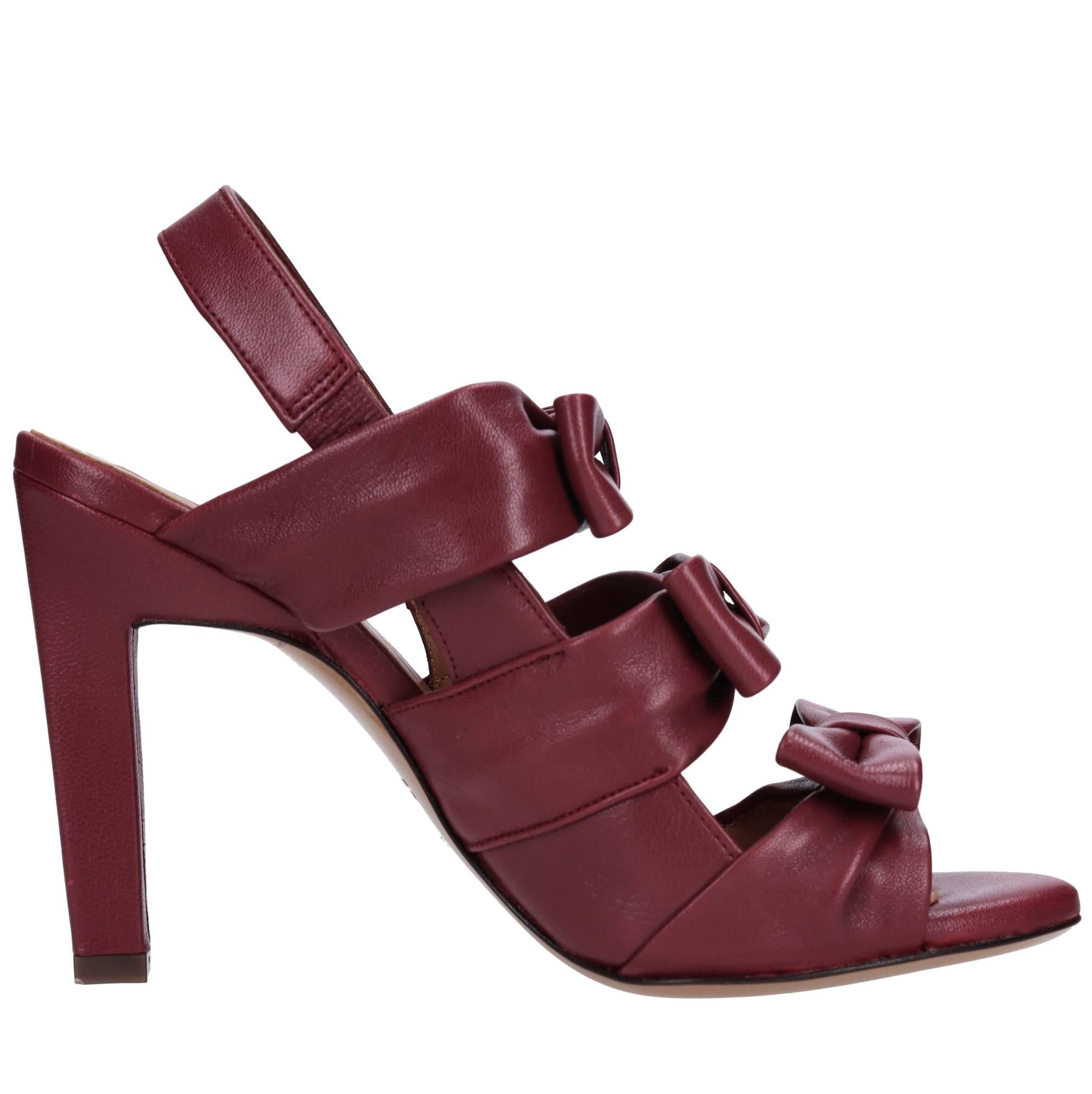 Sandali Elina in pelle 
