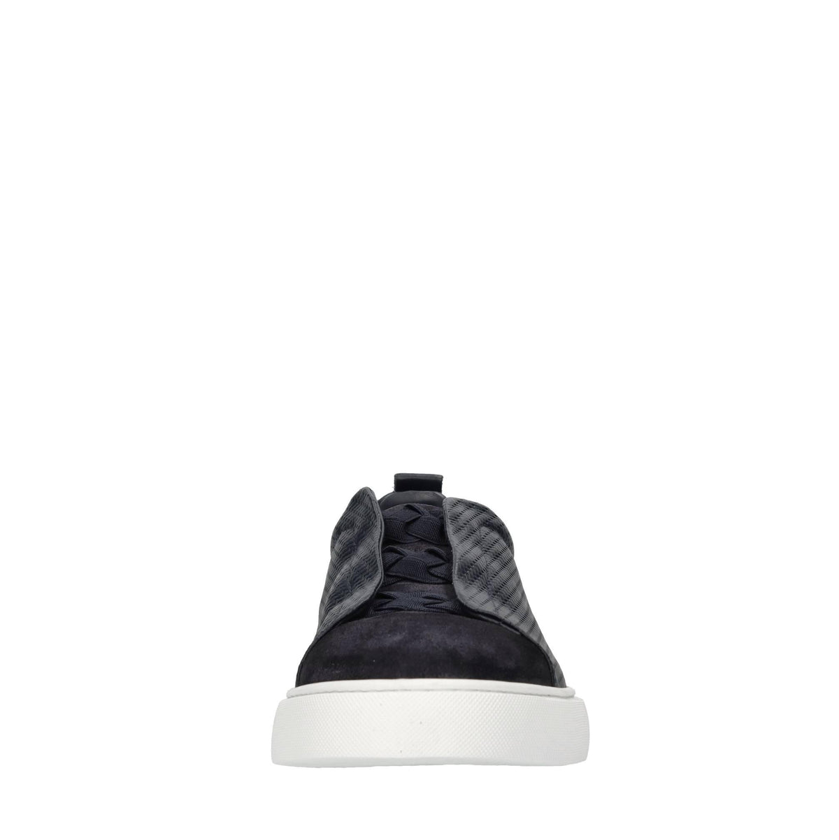 Slip-on in pelle e camoscio 