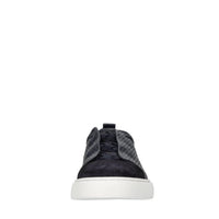 Slip-on in pelle e camoscio 