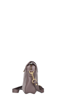 Borsa in pelle scamosciata 