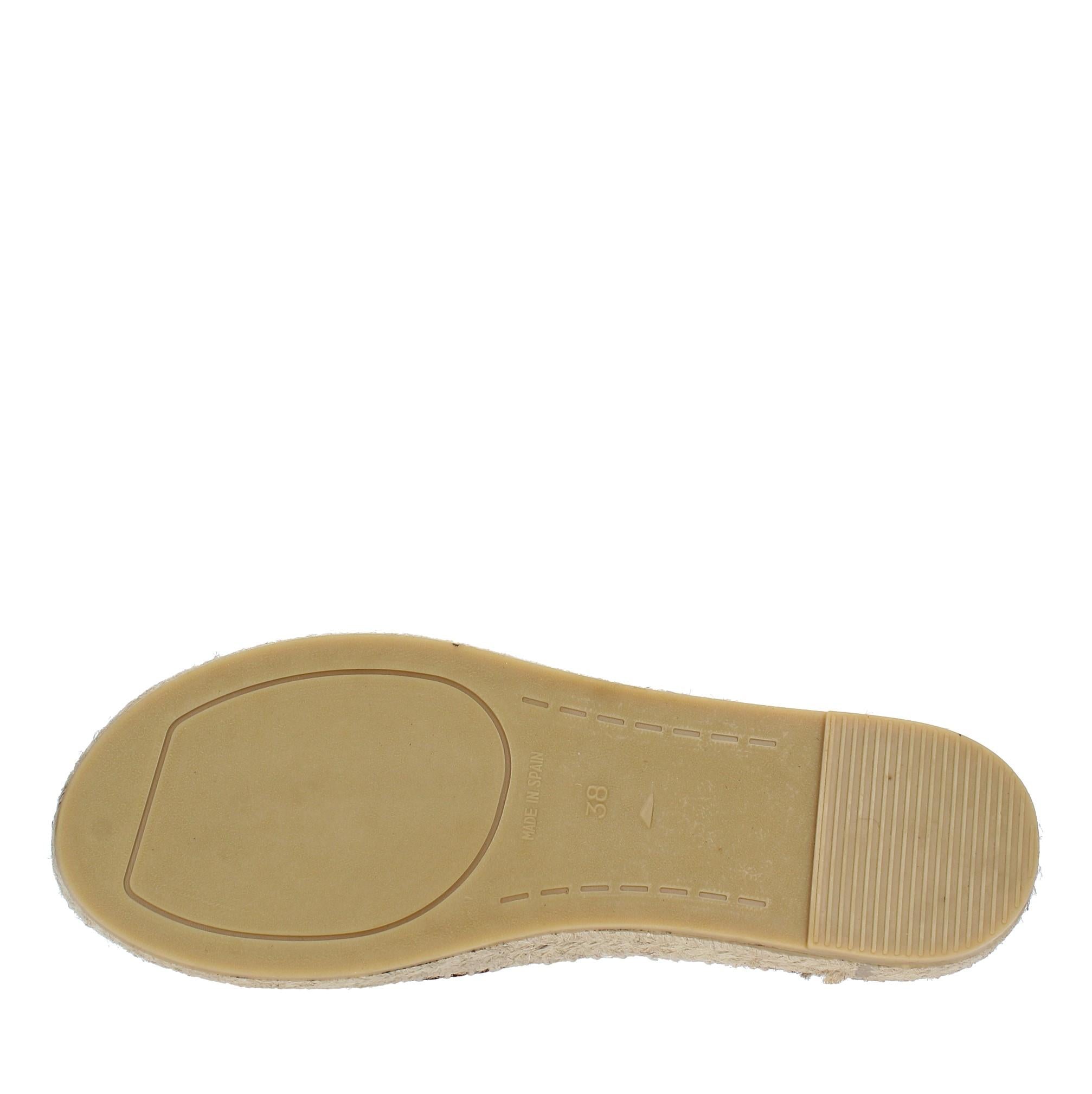 Mules modello FUJI in pelle e rafia 