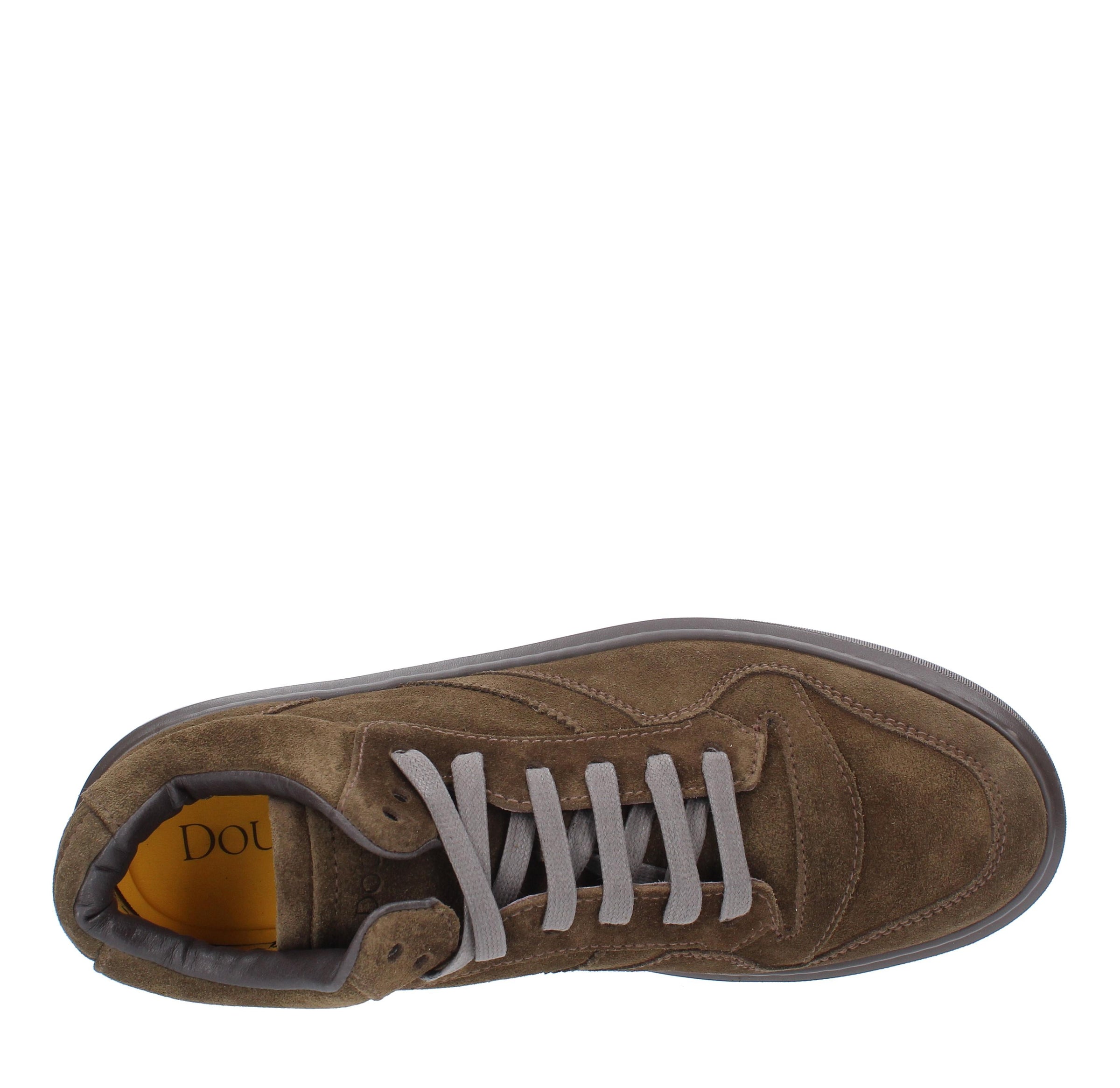 Sneakers MID DOUCAL'S in camoscio 