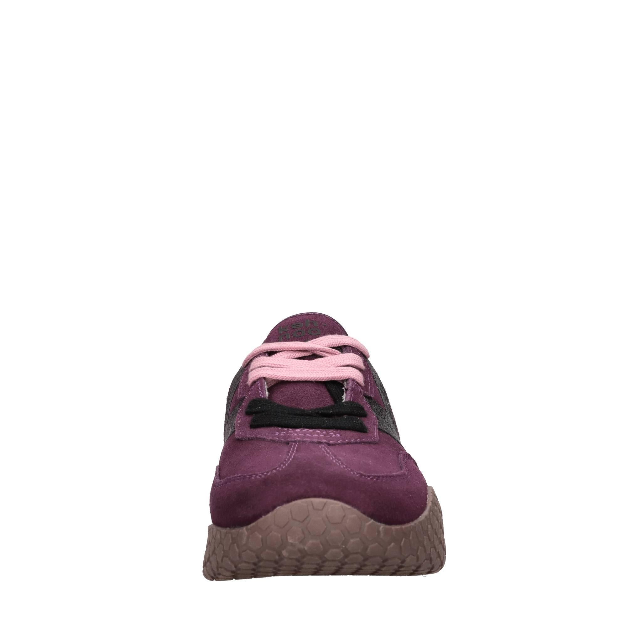 Sneakers in camoscio e glitter 
