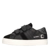 D.A.T.E. Leather and fabric sneakers