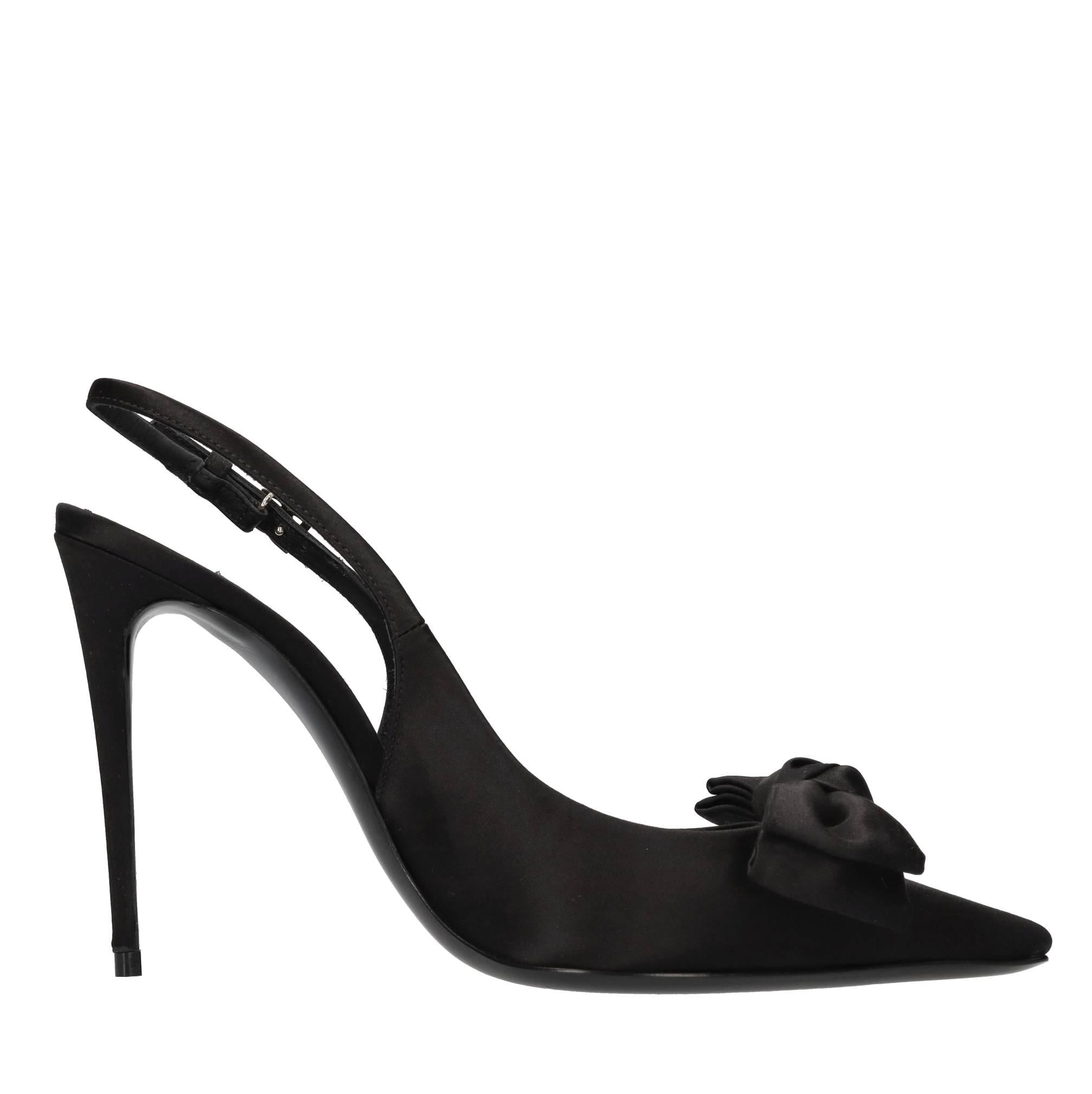 Décolleté slingback Mun in raso 
