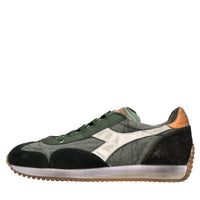 Sneakers modello HERITAGE Equipe H Dirty Stone Wash Evo in tessuto e pelle scamosciata 
