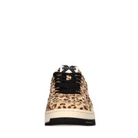 Sneakers in pelle ed ecocavallino 