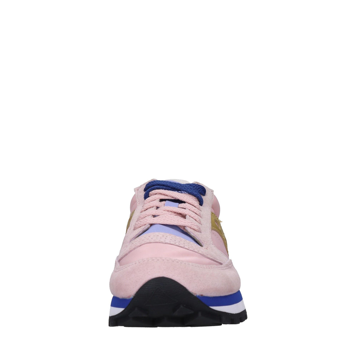 Sneakers in camoscio e tessuto 