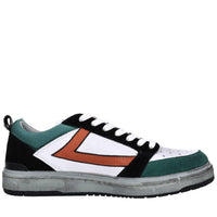 Sneakers in pelle e camoscio 