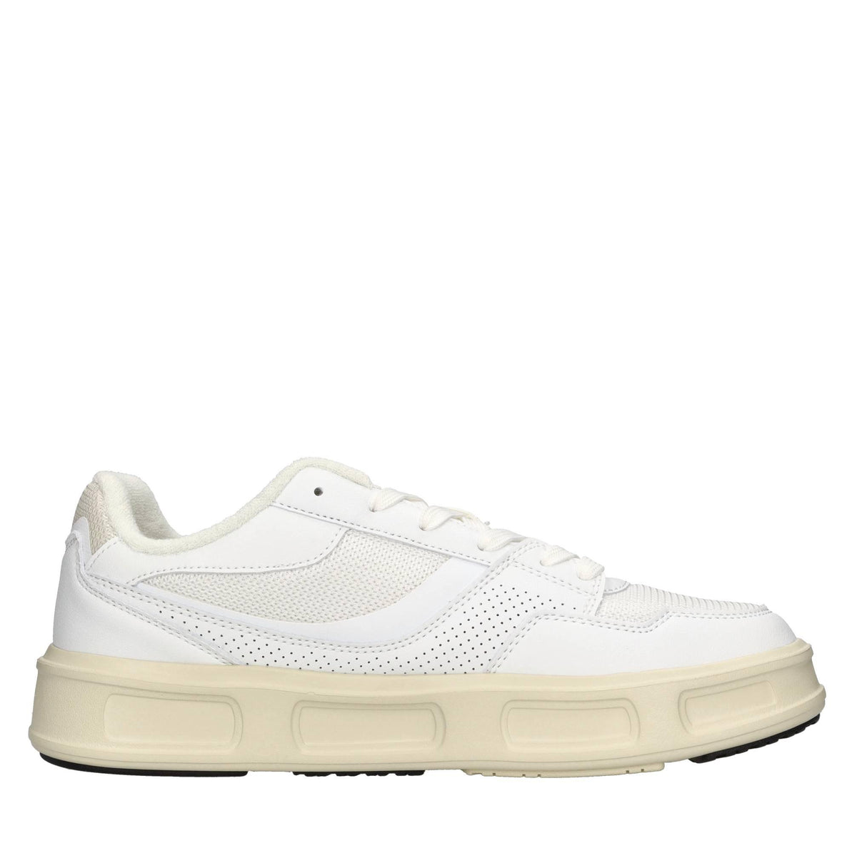 Sneakers modello STRIDE 01 in tessuto ed ecopelle 