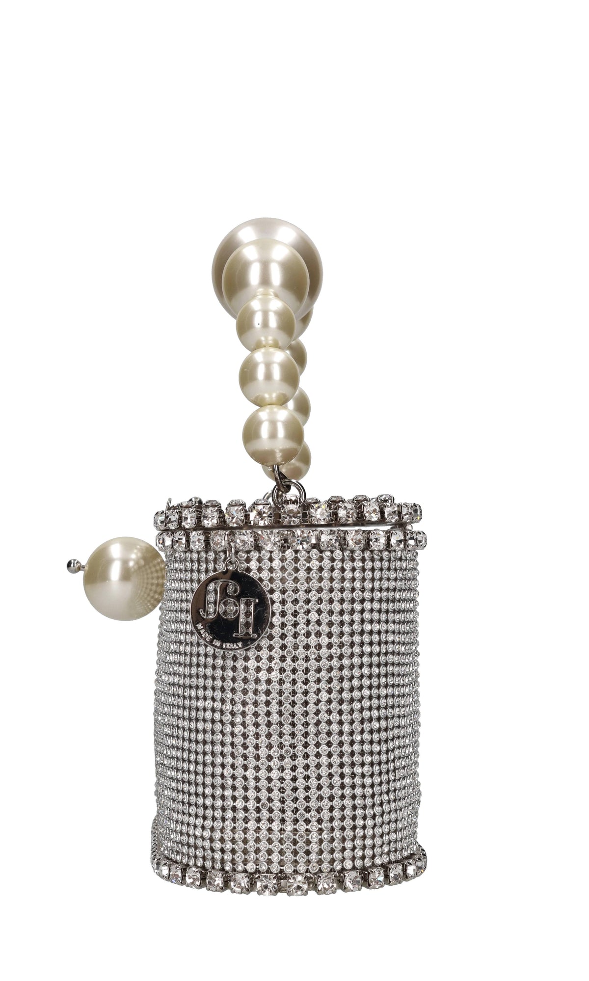 Borsa Holli luce in strass e metallo 
