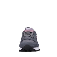 Sneakers in camoscio e tessuto 
