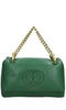 LA CARRIE WOVEN LOGO STHEPHY Leather bag