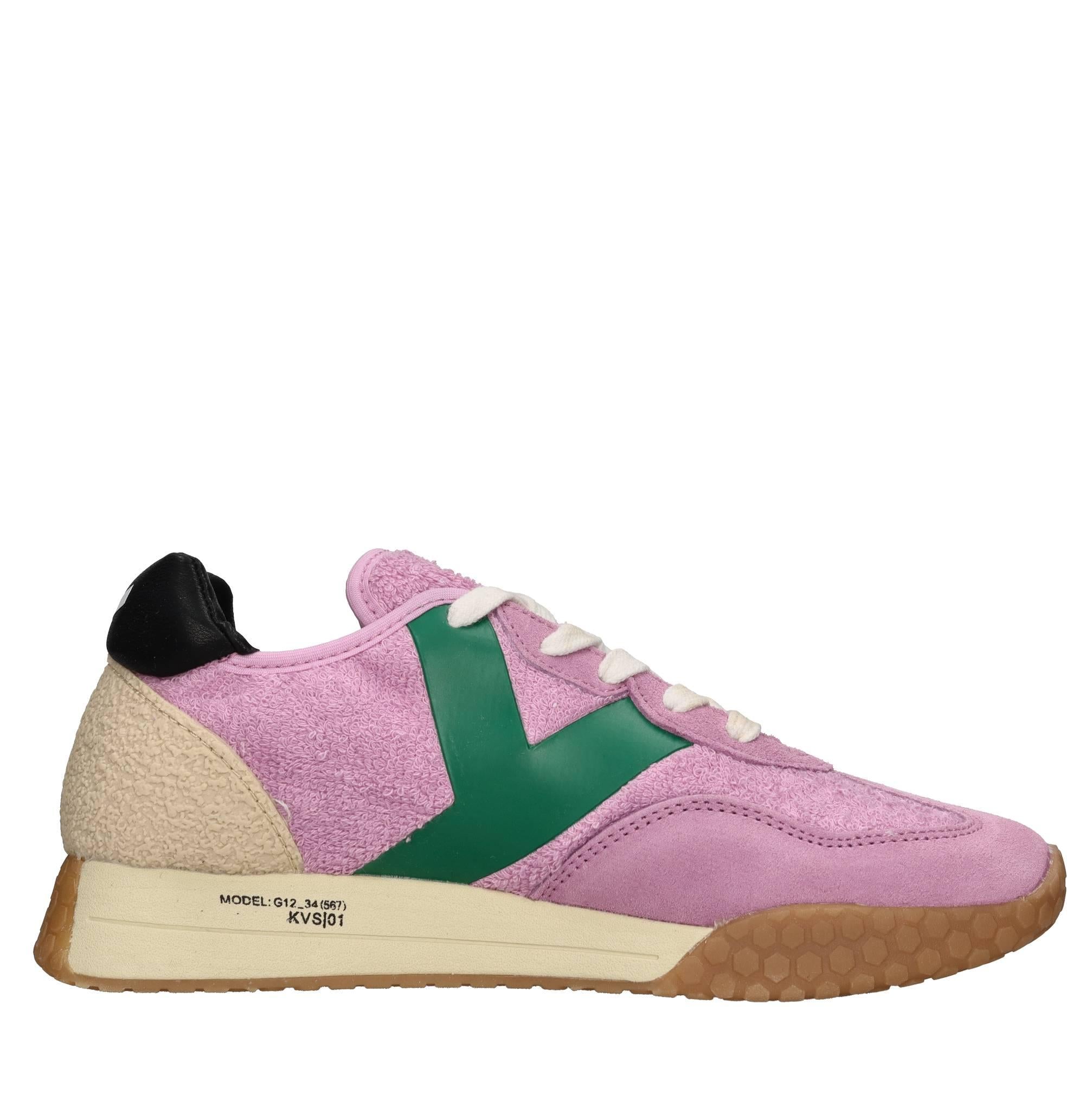 Sneakers in camoscio tessuto e gomma 
