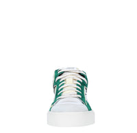 Sneakers in camoscio pelle e tessuto 