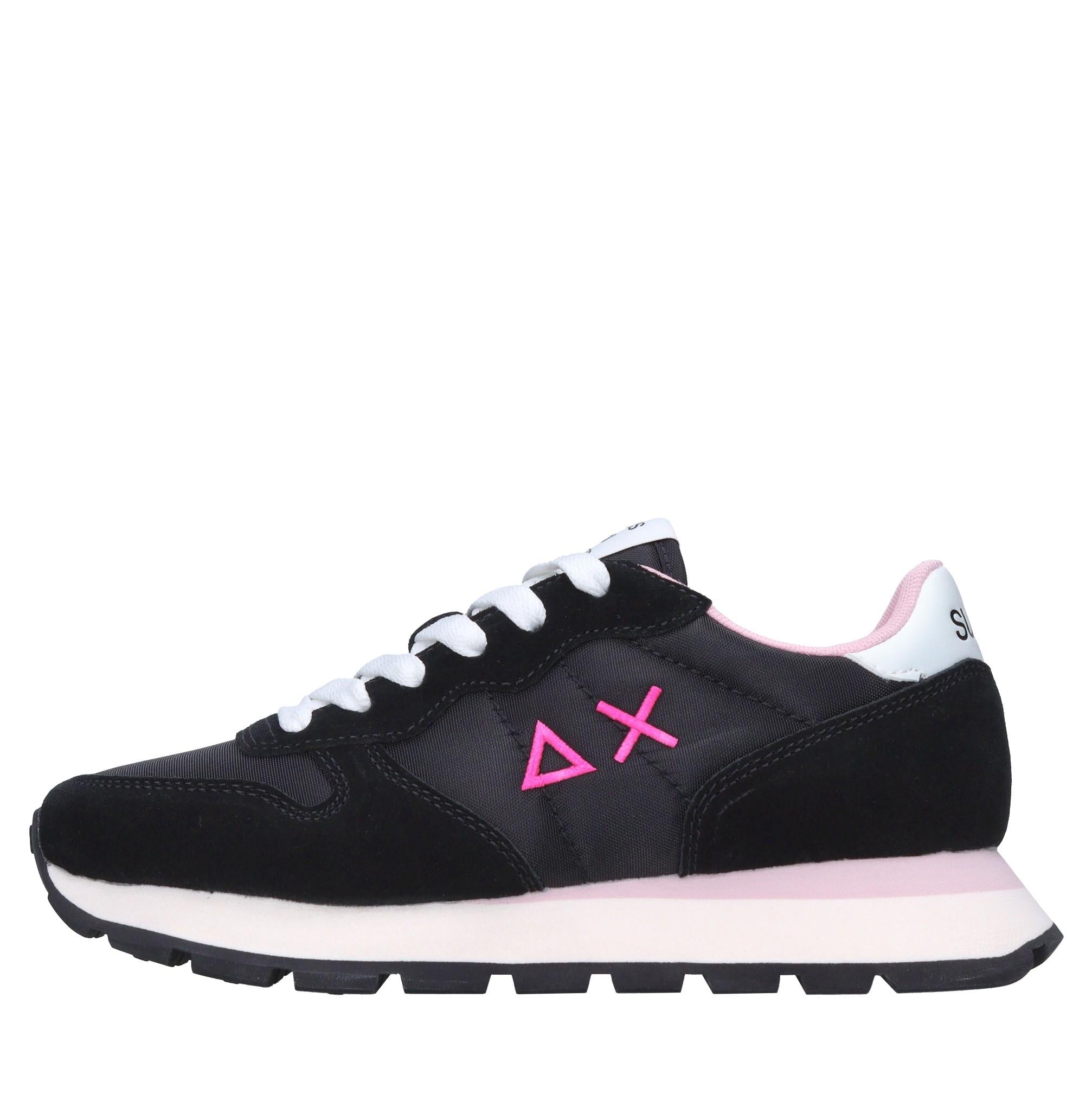 Sneakers in camoscio e pelle 