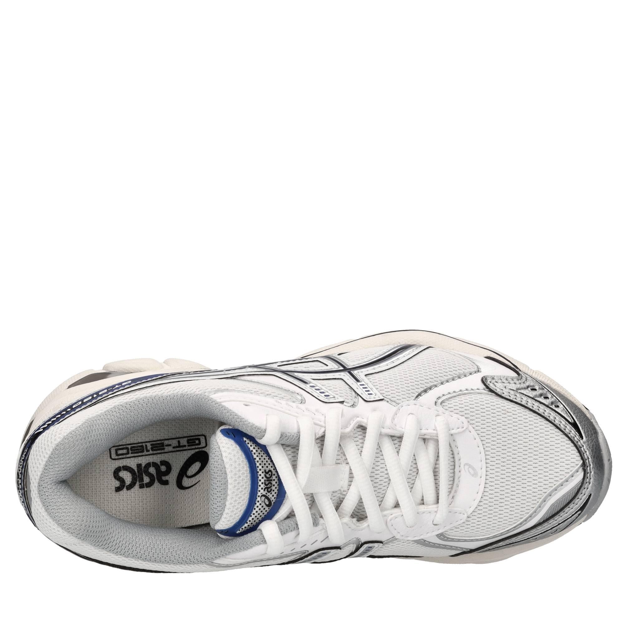 Sneakers in ecopelle e tessuto 