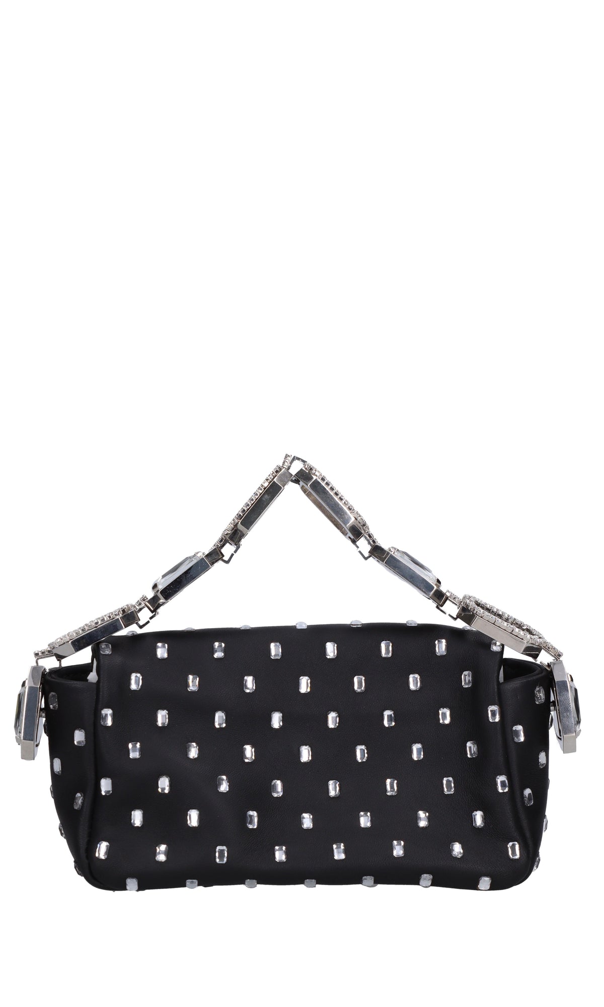 Borsa mini My Dream in pelle e strass 