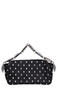 Borsa mini My Dream in pelle e strass 