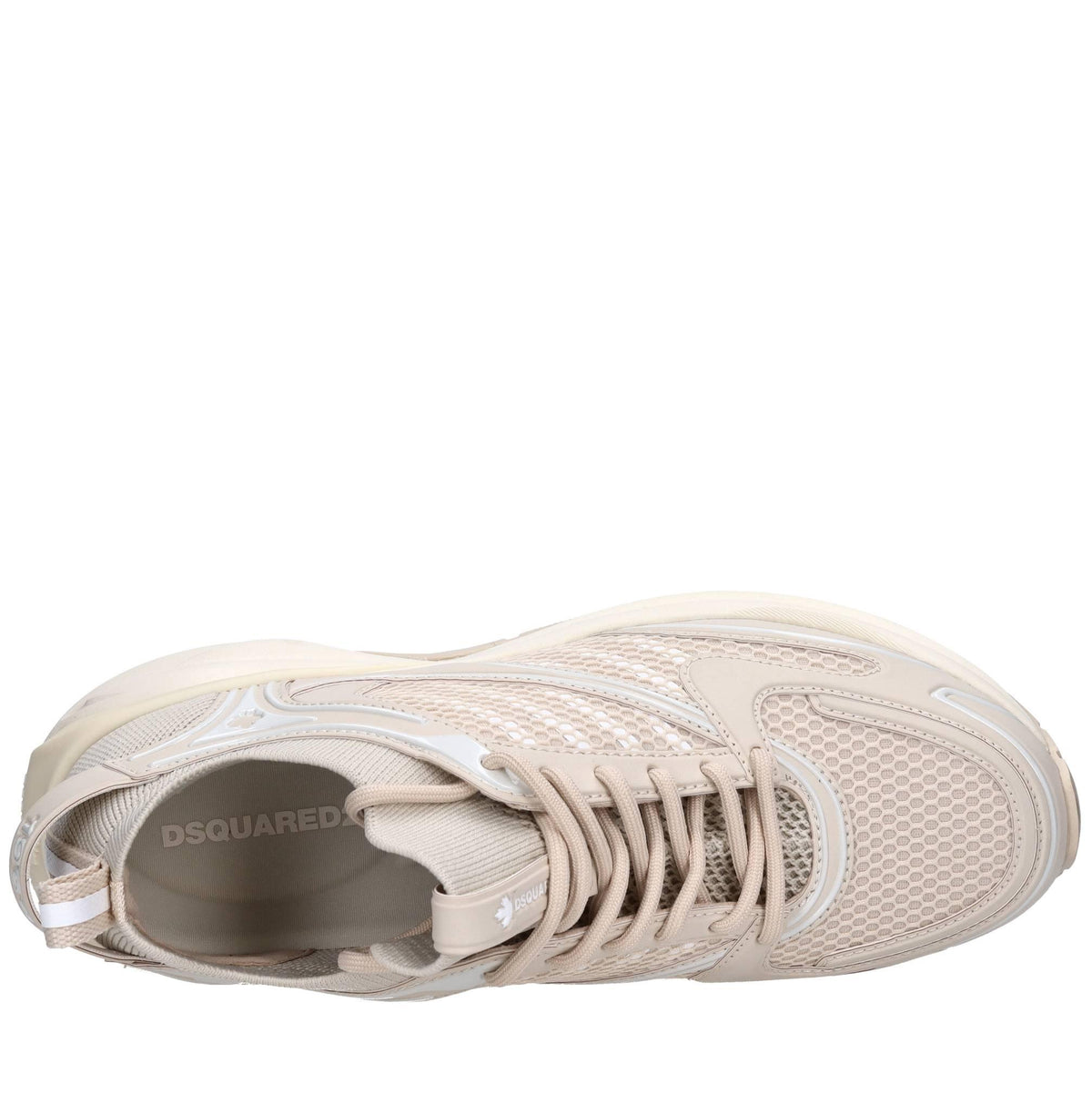 Sneakers in tessuto ed ecopelle 