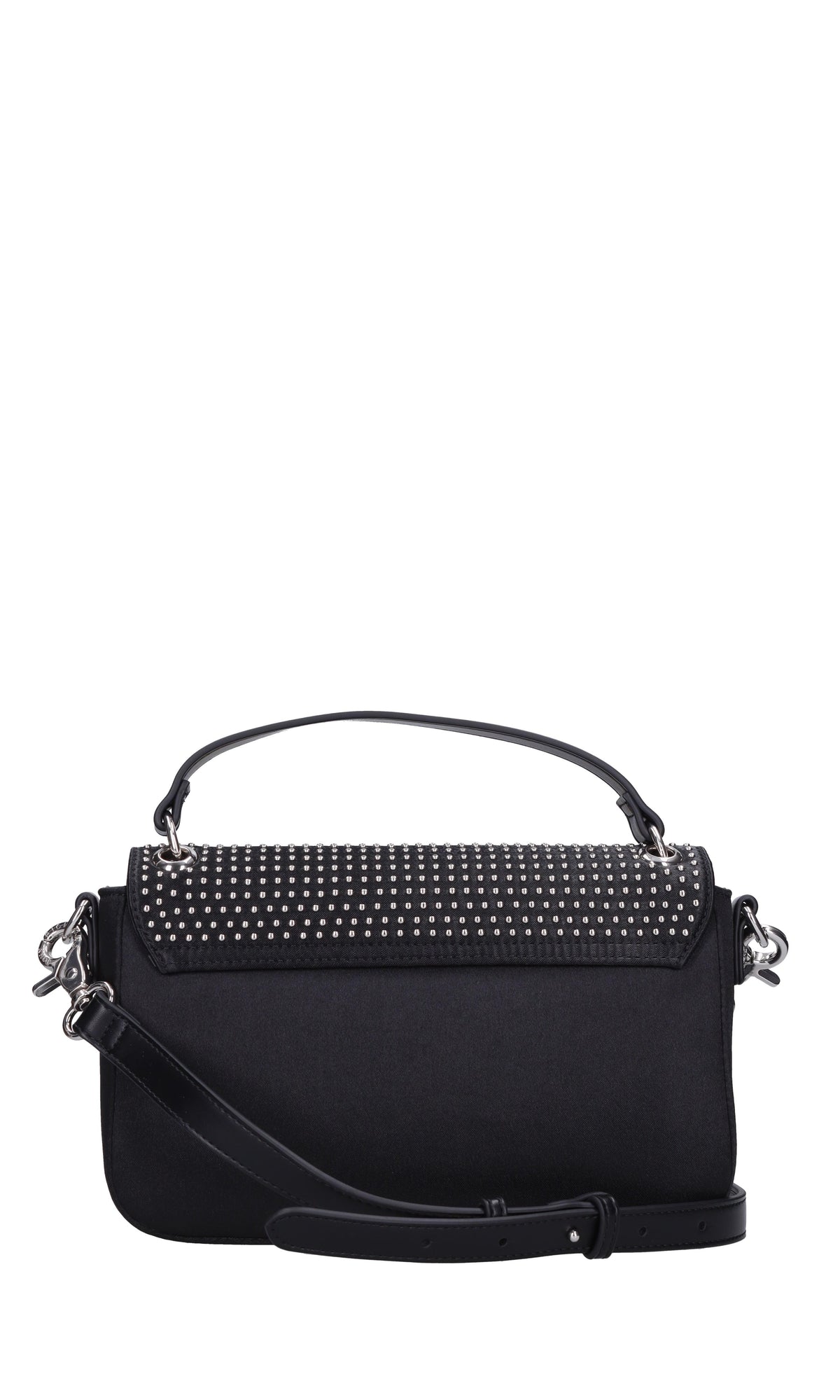 Borsa in raso e borchie 