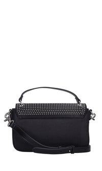 Borsa in raso e borchie 