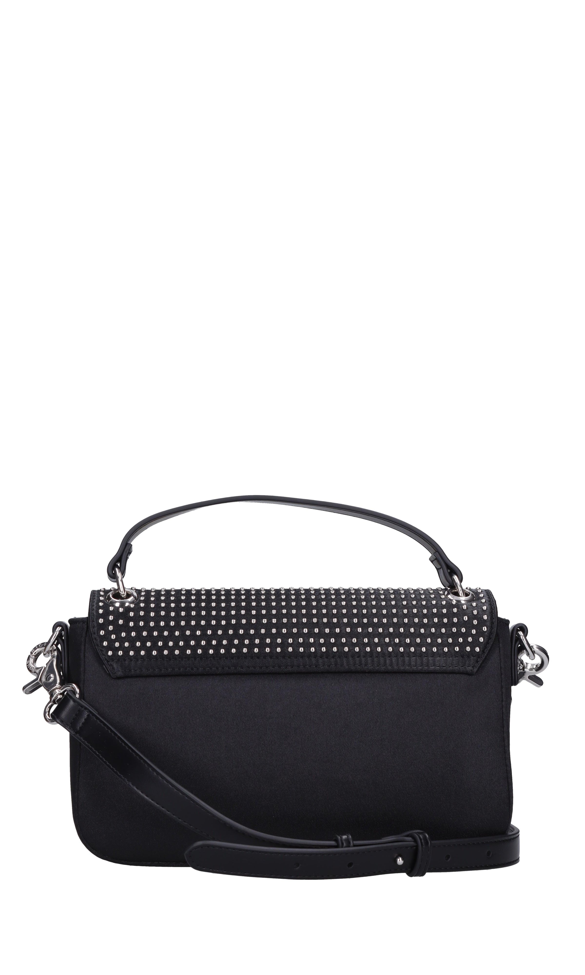 Borsa in raso e borchie 