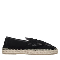 Mocassini espadrillas in camoscio 