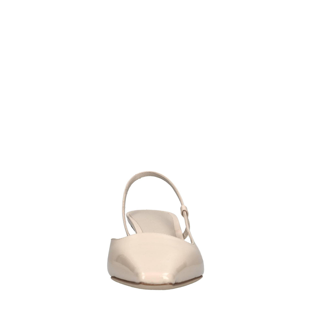 Décolleté slingback in vernice 