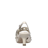 Décolléte slingback in pelle 