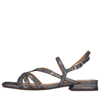 Sandali flat in pelle 