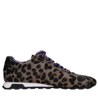 Sneakers in cavallino leopardata 