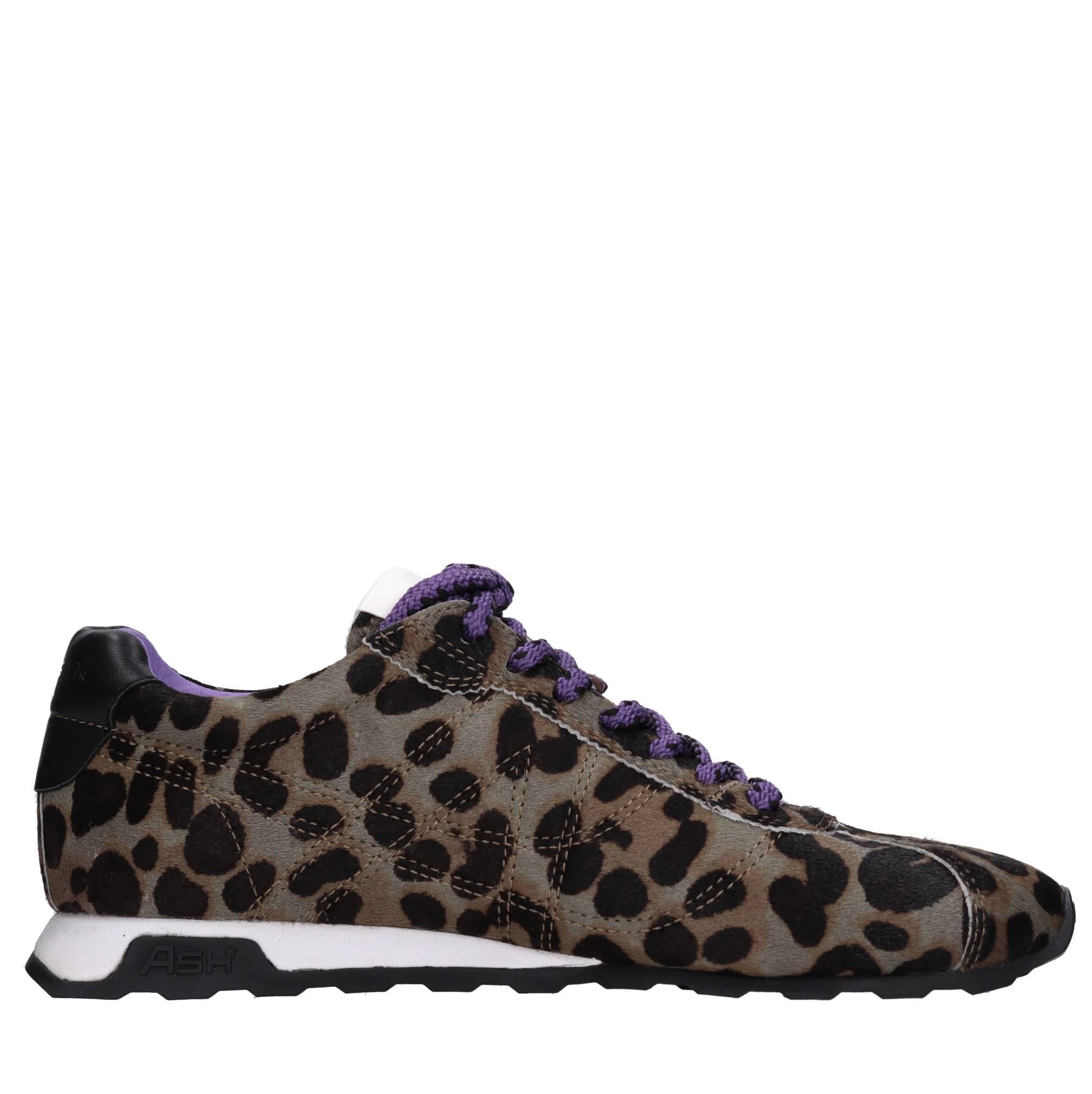Sneakers in cavallino leopardata 