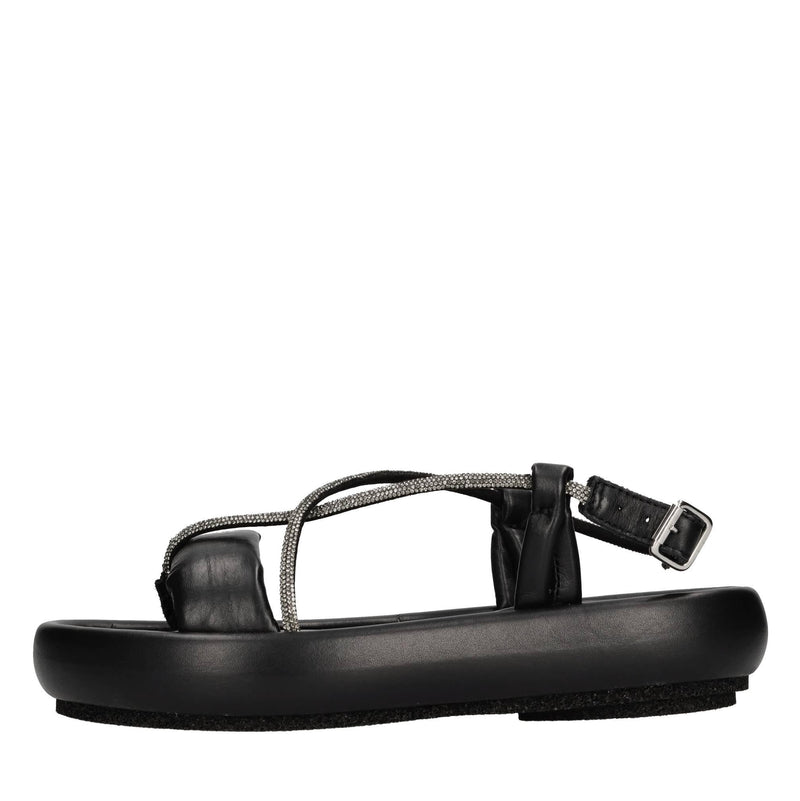 Sandali modello Basu Strass Dreamer in pelle 
