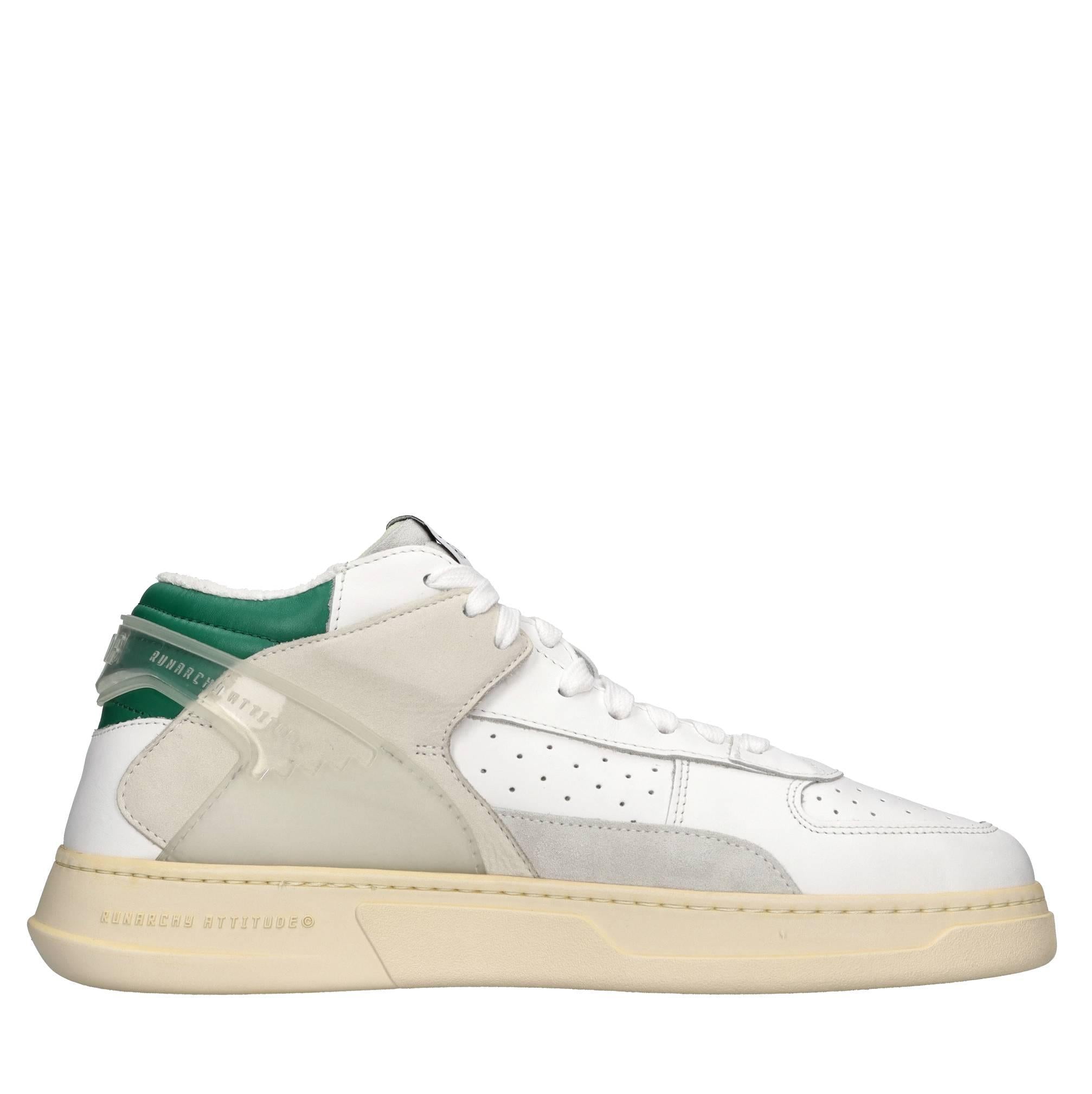 Sneakers modello HIGH COMBO in pelle e camoscio 