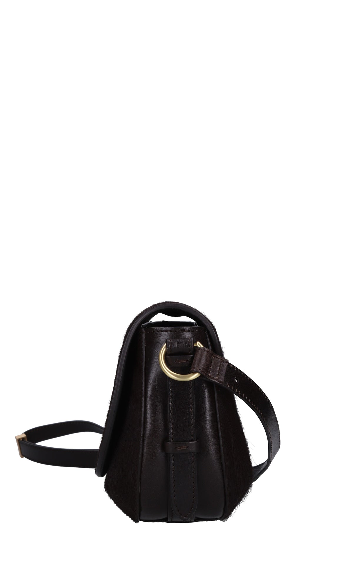 Borsa in pelle bovina effetto cavallino 