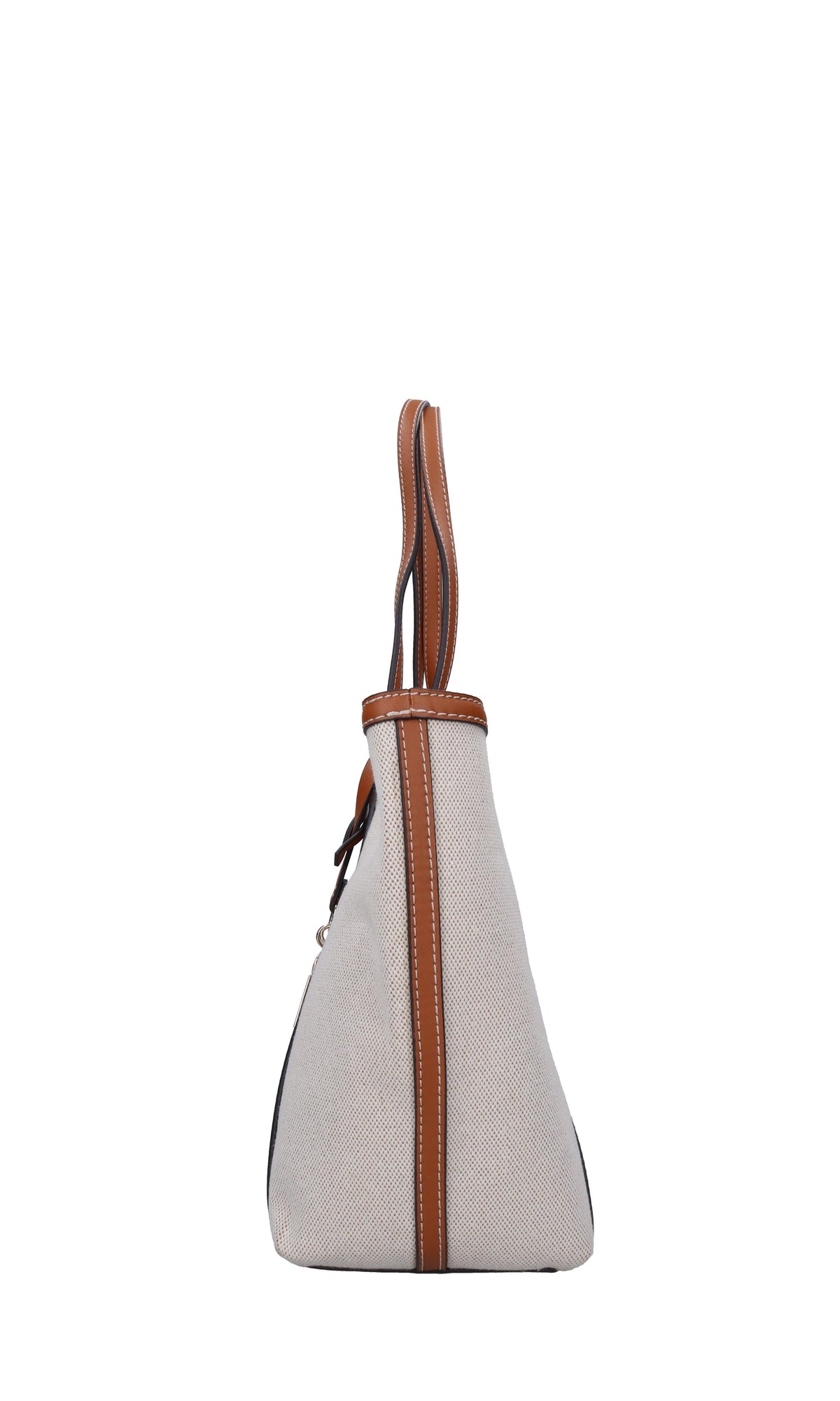 Borsa in tessuto ed ecopelle 
