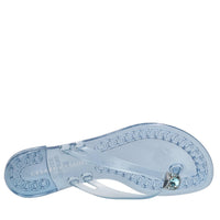 Sandali flat Jelly in PVC e Swarovski 