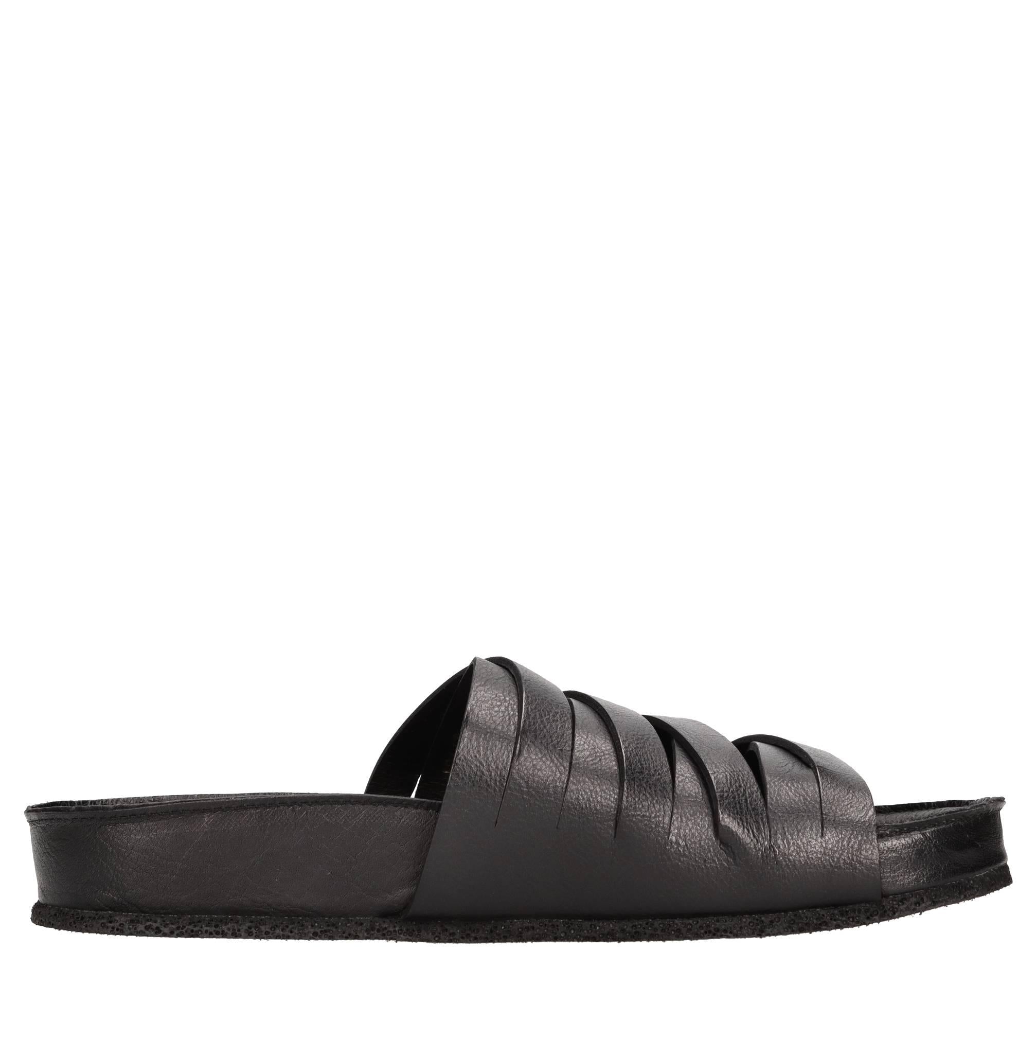 Mules in pelle 
