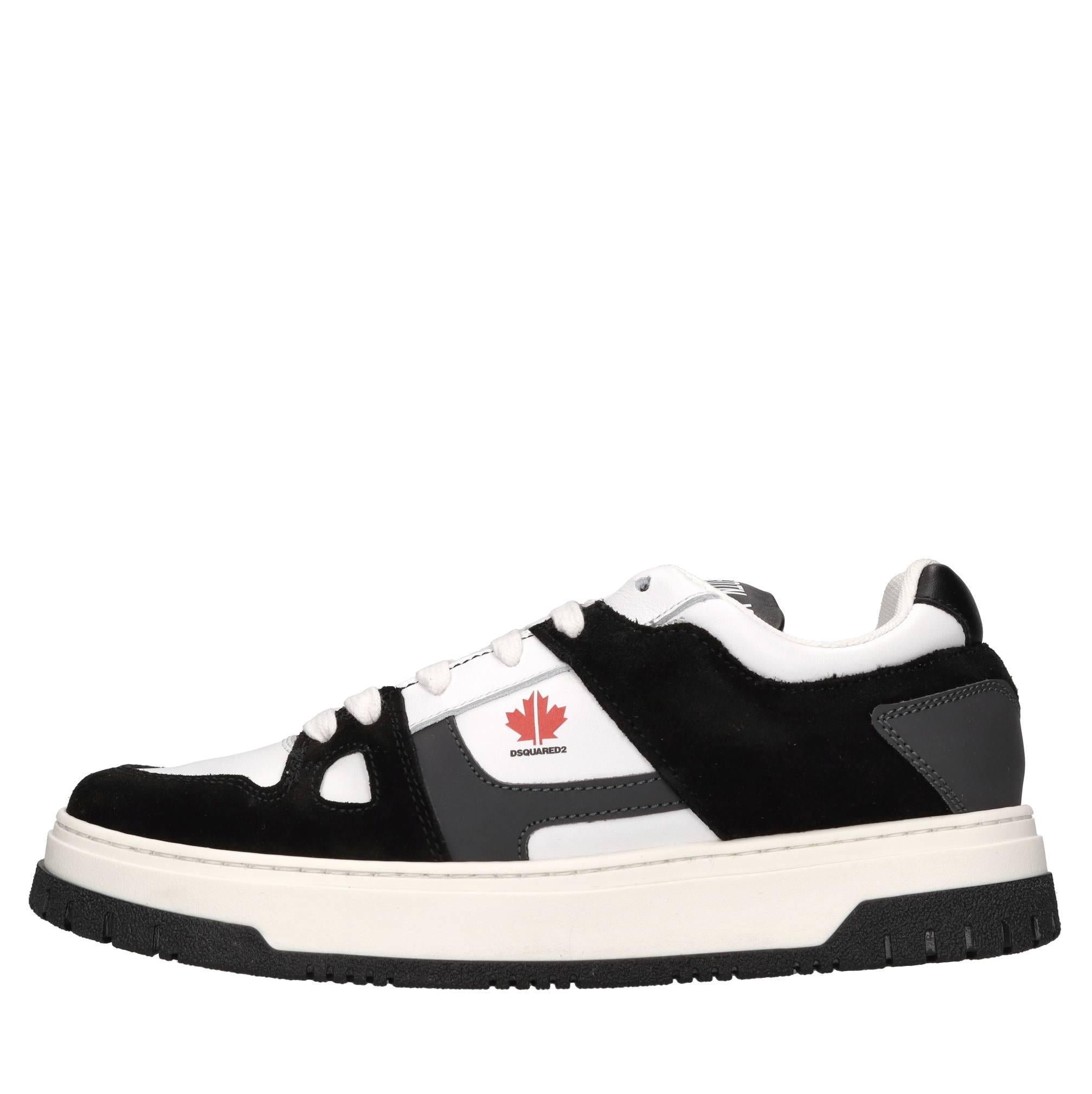 Sneakers in pelle e camoscio 