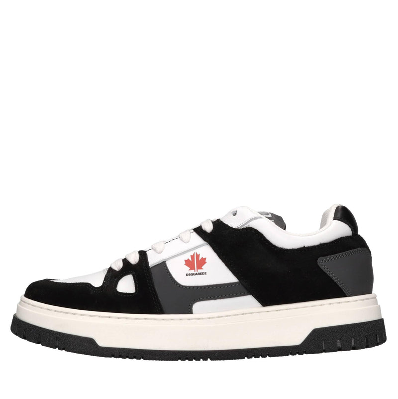 Sneakers in pelle e camoscio 