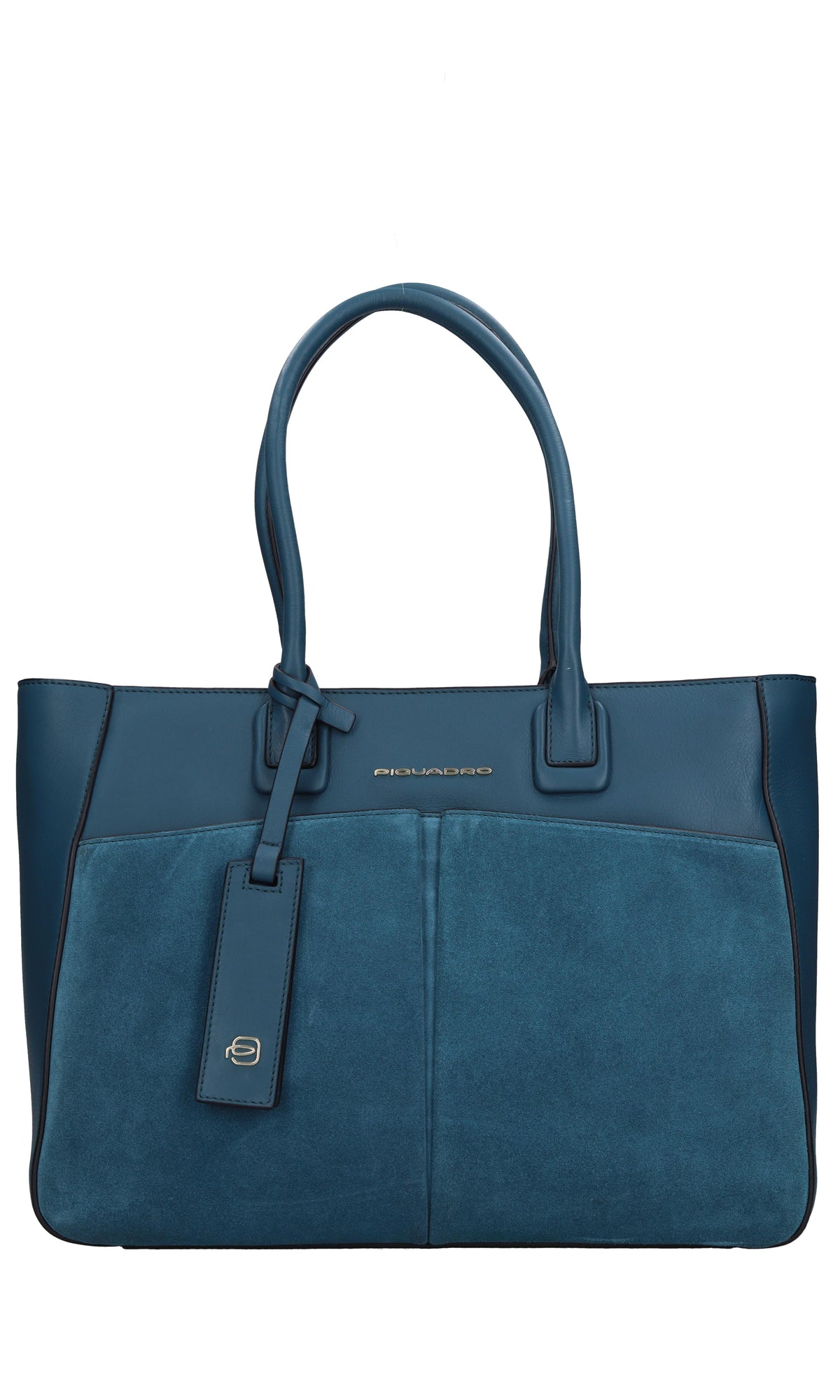 Borsa in pelle e camoscio 