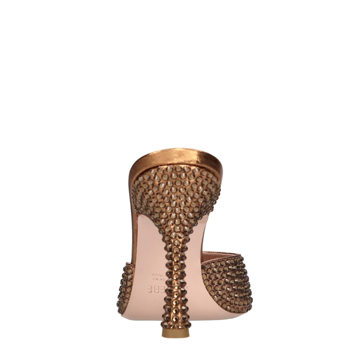 Mules Dita 95 in tessuto e strass 