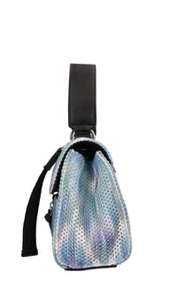 Borsa in tessuto e pelle 