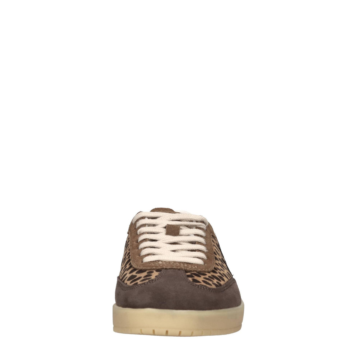 Sneakers in camoscio ed ecopelle 