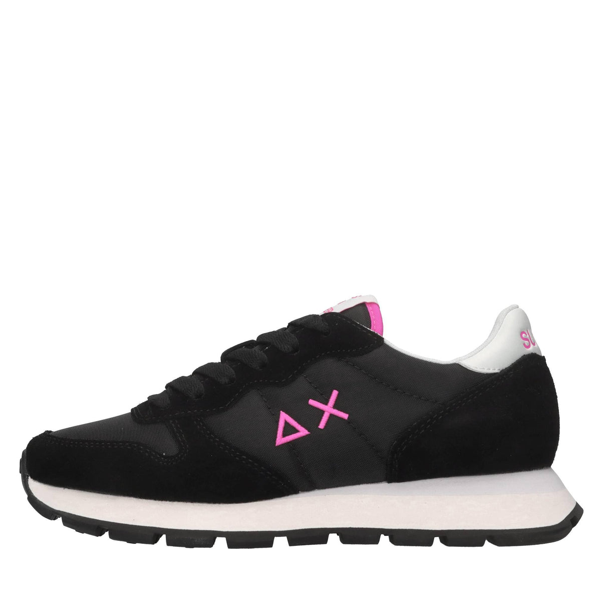 Sneakers in camoscio ecopelle e tessuto 