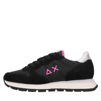 Sneakers in camoscio ecopelle e tessuto 