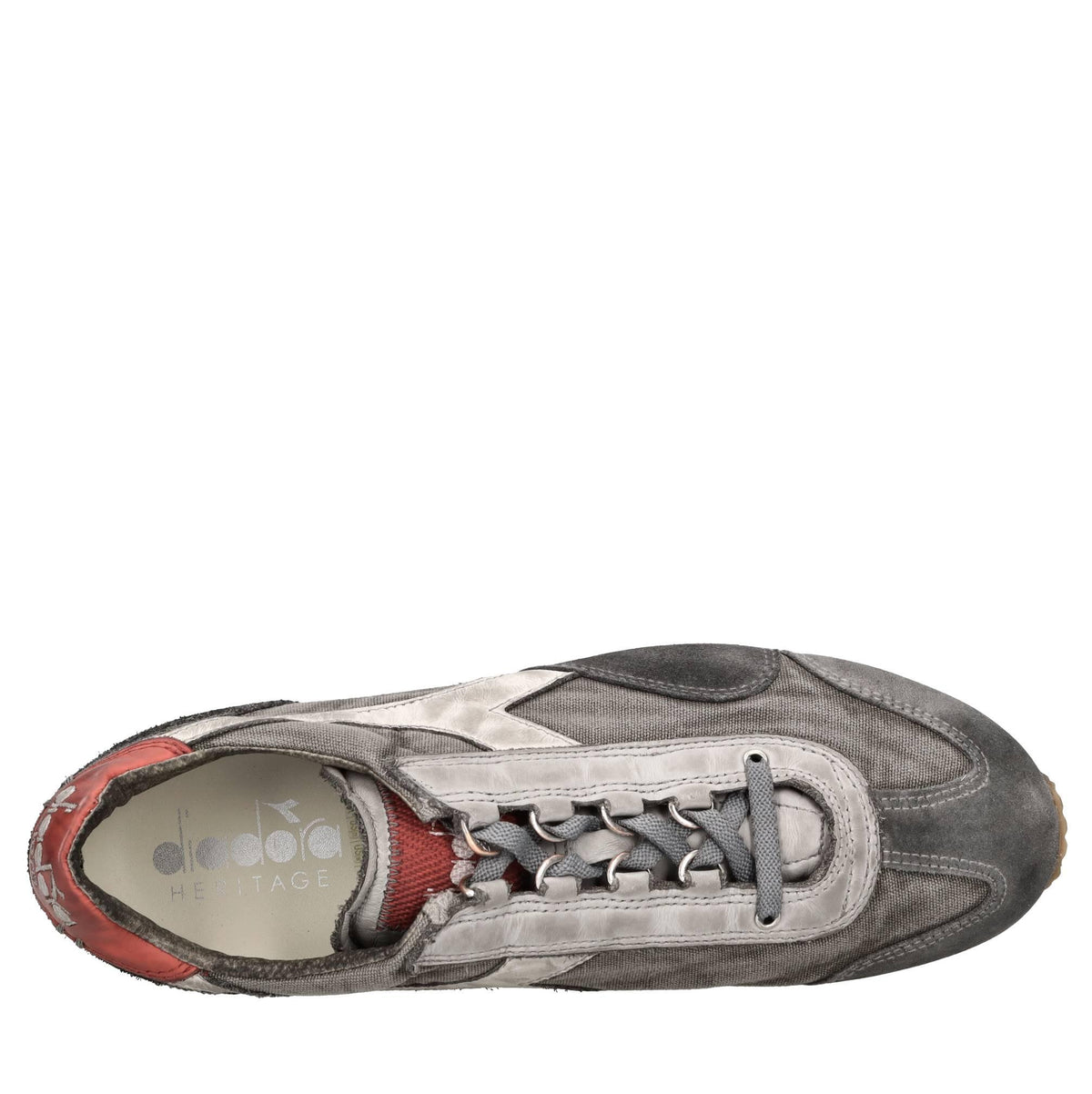 Sneakers modello HERITAGE Equipe H Dirty Stone Wash Evo in tessuto e pelle scamosciata 
